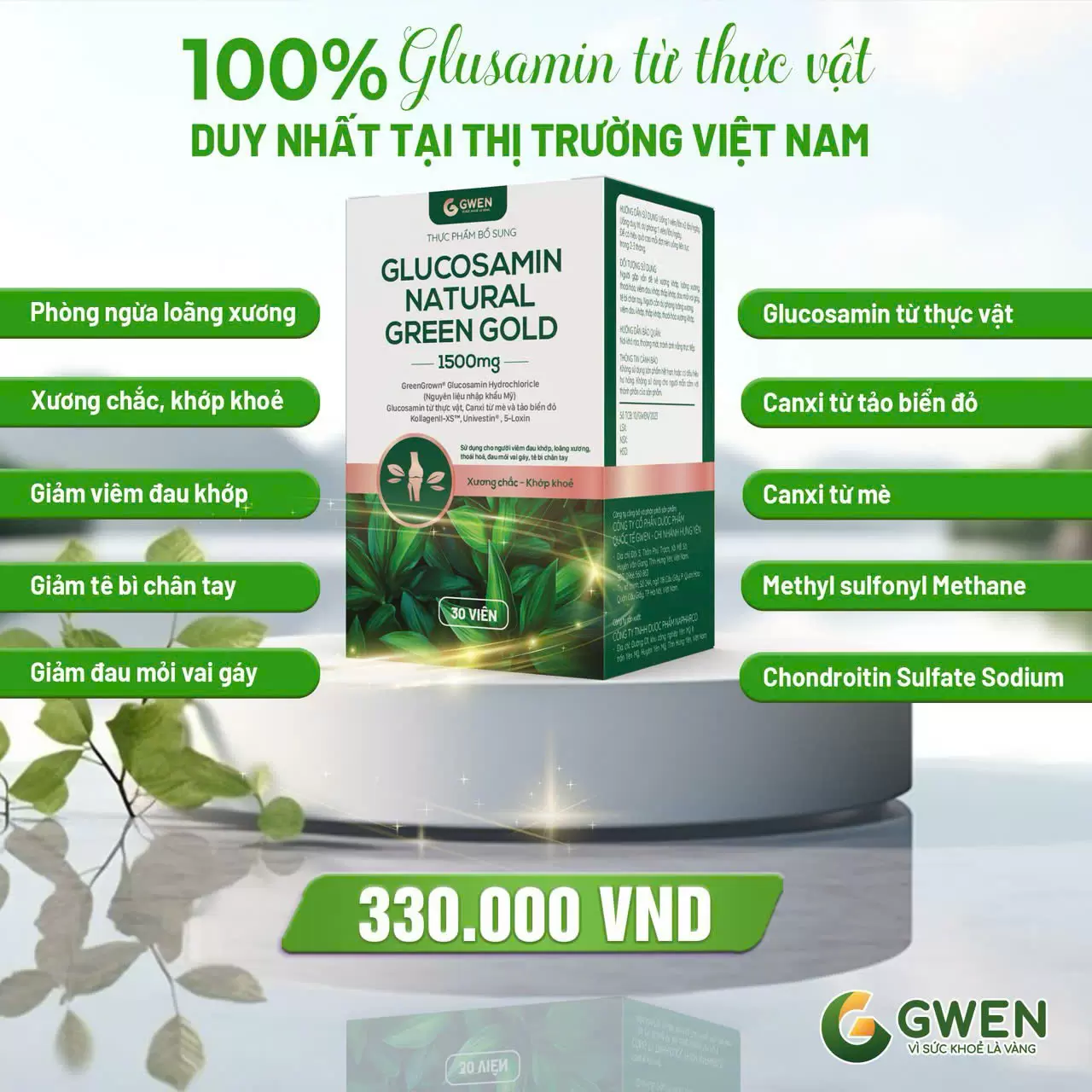 Glucosamin Natural Green Gold