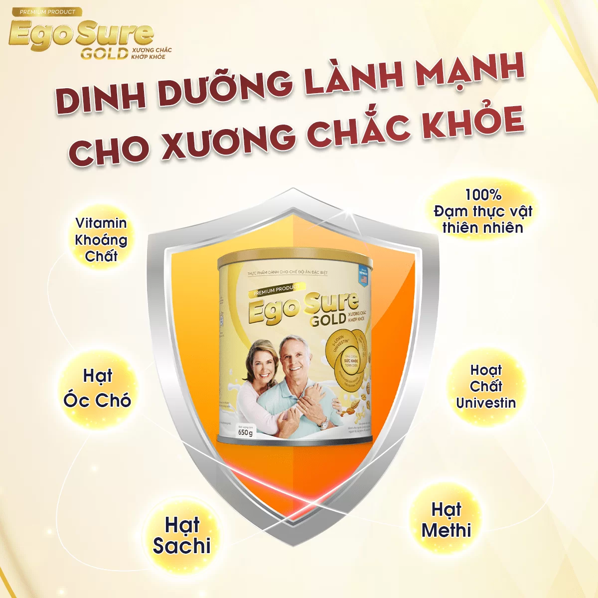 Sữa Hạt EgoSure Gold 650g 5