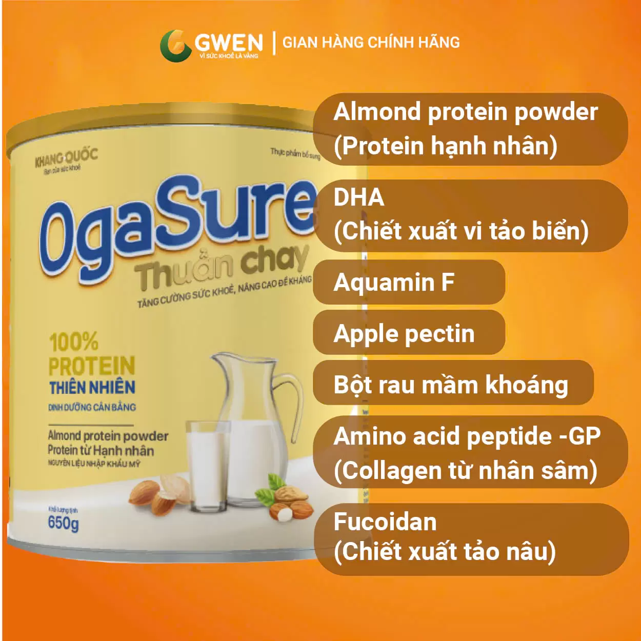 Sữa Hạt Thuần Chay OgaSure 2