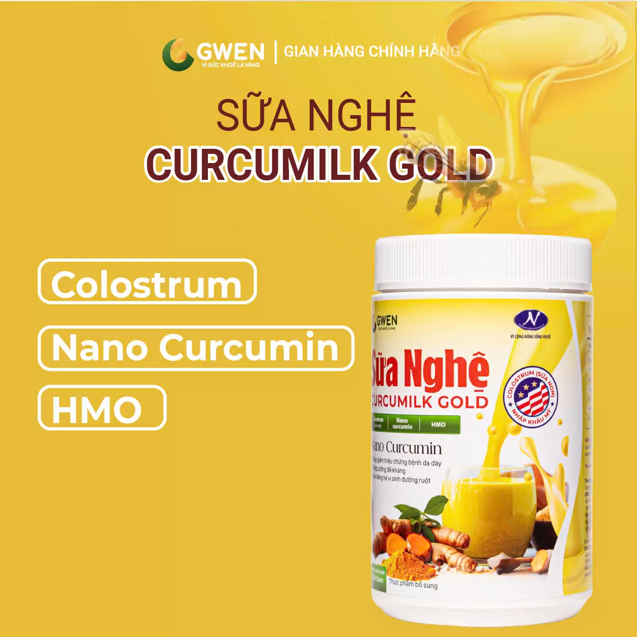 Sữa Nghệ Cucurmilk Gold 500g 1