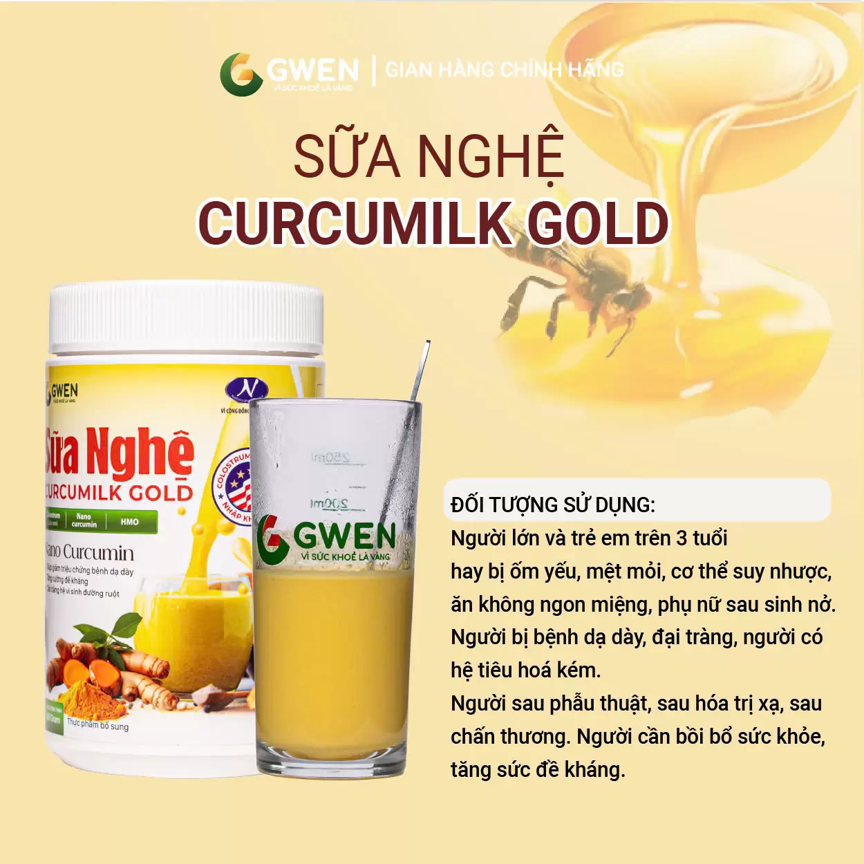 Sữa Nghệ Cucurmilk Gold 500g 2