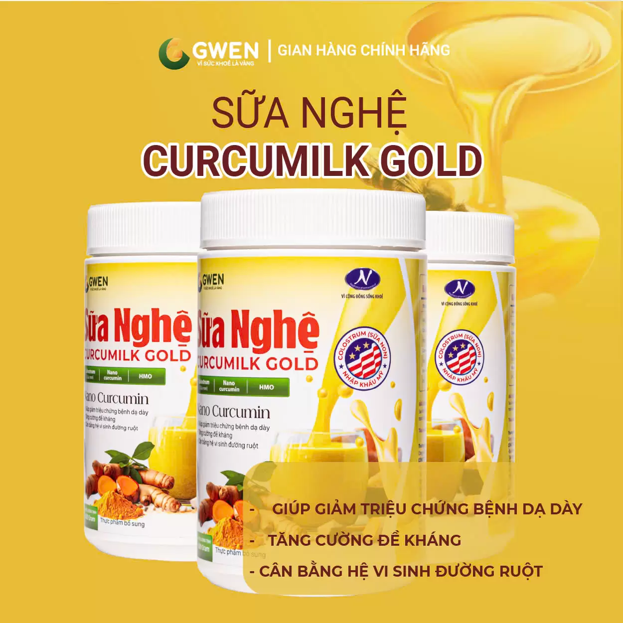 Sữa Nghệ Cucurmilk Gold 500g
