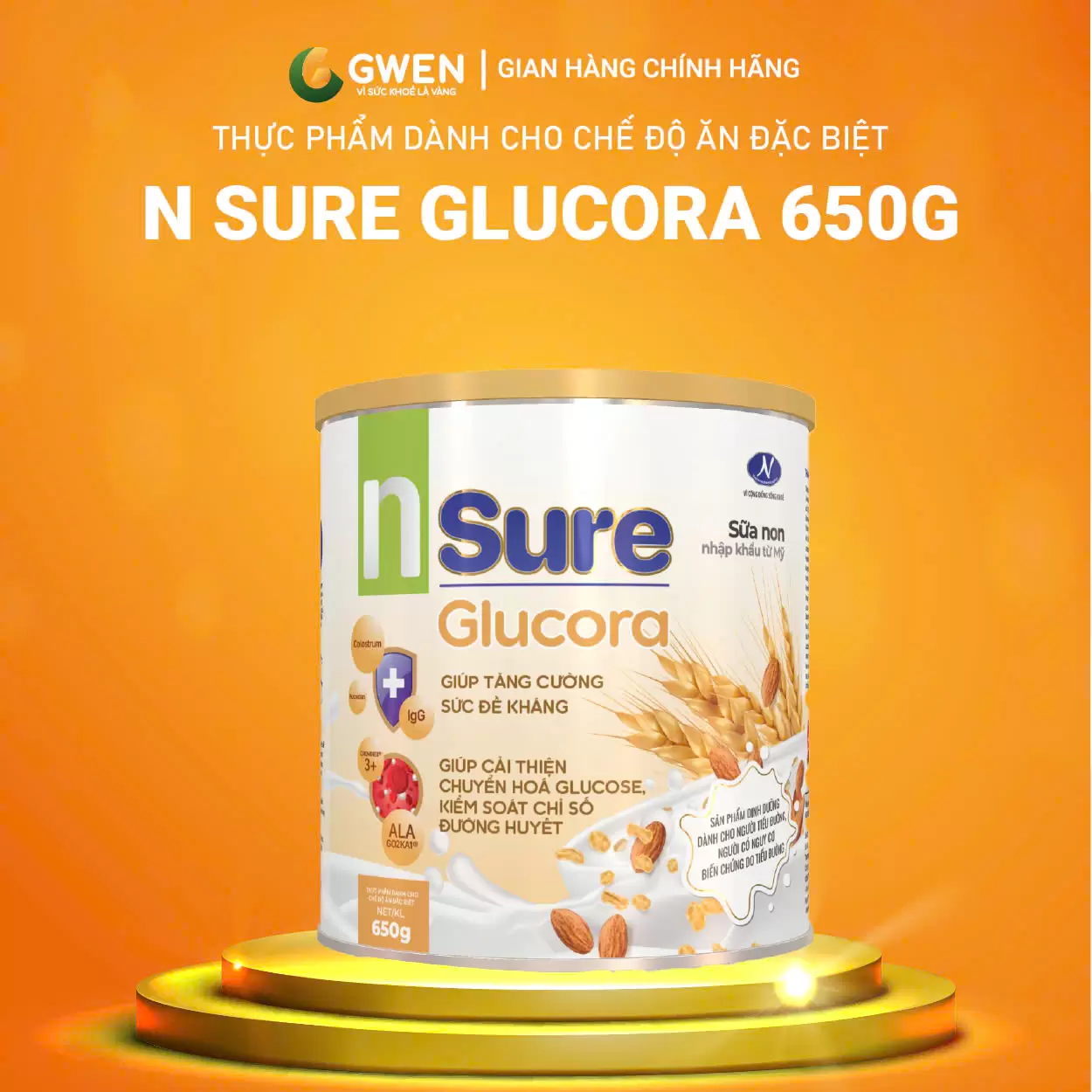 Sữa Tiểu Đường N Sure Glucora