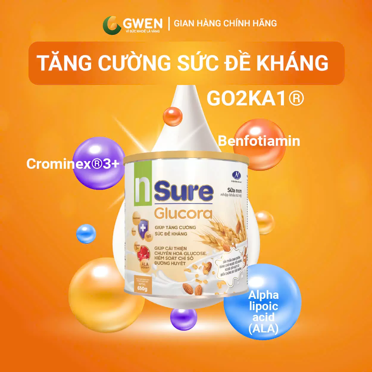 Sữa Tiểu Đường N Sure Glucora 2