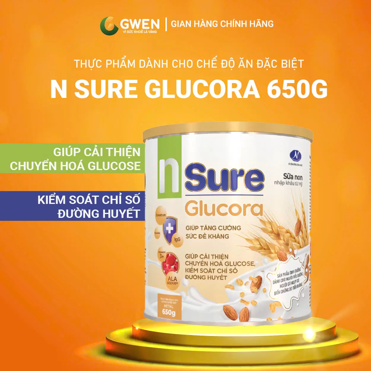Sữa Tiểu Đường N Sure Glucora